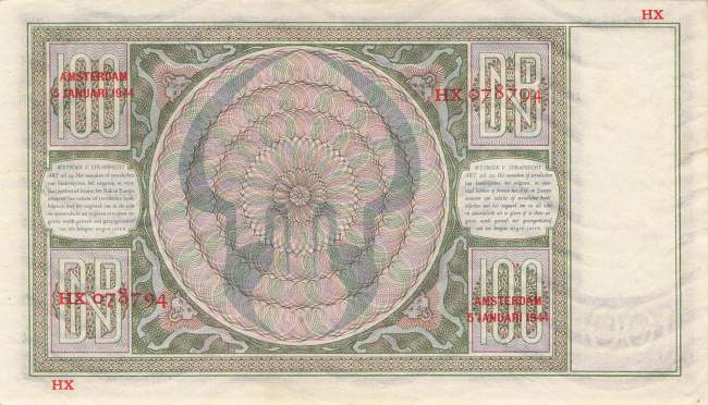 100 Gulden p51c 5.1.1944